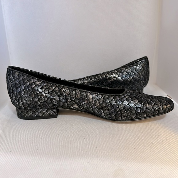 Van Eli FC-313 Leather Reptile Print Low Heeled Pumps Size 7.5 Narrow - NWOT - Picture 6 of 11